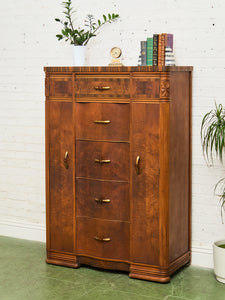 Art Deco Rare Configurement Gentleman's Dresser From the 1930-40's