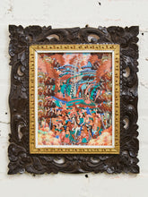 Load image into Gallery viewer, Balinese Tempera on Canvas Figural Folk/Village Scenes Painting by IMD Teblin of Penestanan Kelod
