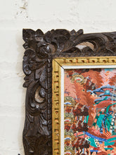 Load image into Gallery viewer, Balinese Tempera on Canvas Figural Folk/Village Scenes Painting by IMD Teblin of Penestanan Kelod
