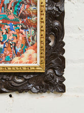 Load image into Gallery viewer, Balinese Tempera on Canvas Figural Folk/Village Scenes Painting by IMD Teblin of Penestanan Kelod
