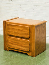 Load image into Gallery viewer, 70’s Chunky Pair of Boho Nightstands
