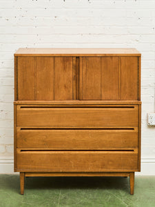 American of Martinsville Highboy Dresser
