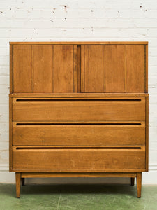 American of Martinsville Highboy Dresser