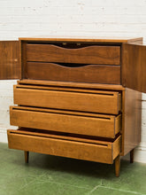 Load image into Gallery viewer, American of Martinsville Highboy Dresser
