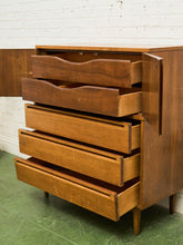 Load image into Gallery viewer, American of Martinsville Highboy Dresser
