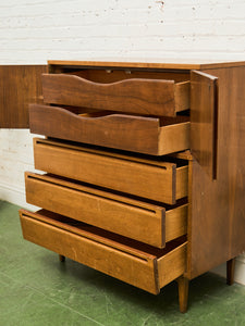 American of Martinsville Highboy Dresser