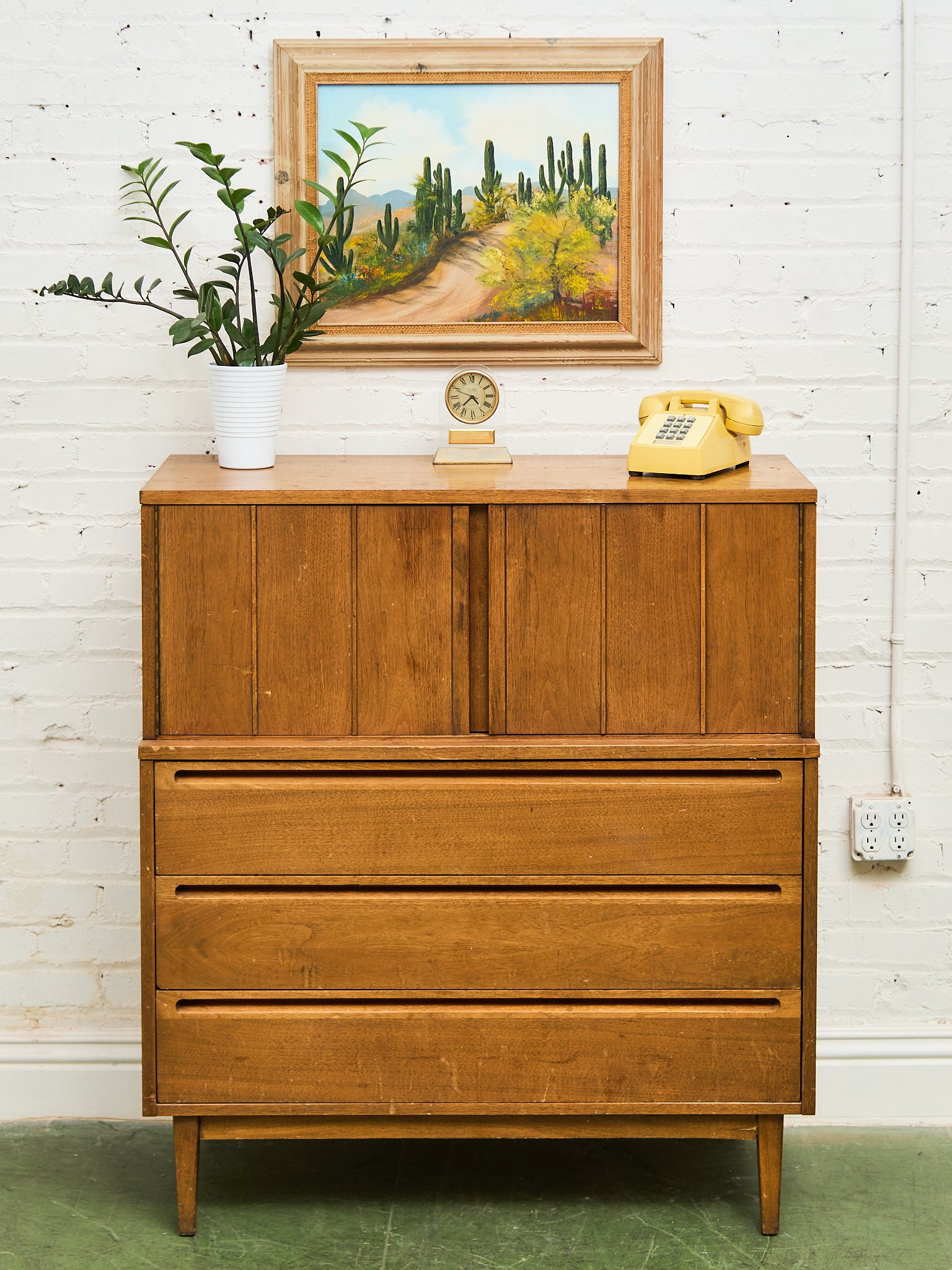 American of Martinsville Highboy Dresser American of Martinsville Highboy Dresser