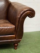 Load image into Gallery viewer, Leather Distressed Sofa
