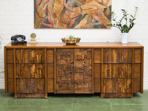 Brutalist Pueblo Dresser by Lane