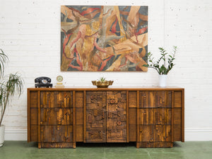 Brutalist Pueblo Dresser by Lane