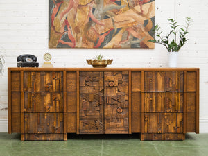 Brutalist Pueblo Dresser by Lane