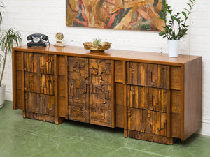 Brutalist Pueblo Dresser by Lane