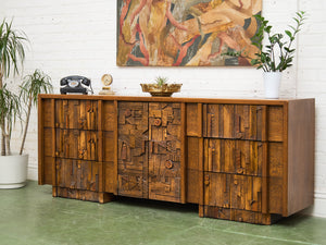 Brutalist Pueblo Dresser by Lane
