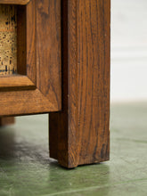 Load image into Gallery viewer, Brutalist Oak and Cork Pair of Nightstands
