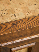 Load image into Gallery viewer, Brutalist Oak and Cork Pair of Nightstands
