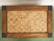 Load image into Gallery viewer, Brutalist Oak and Cork Pair of Nightstands
