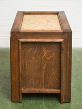 Load image into Gallery viewer, Brutalist Oak and Cork Pair of Nightstands
