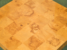 Load image into Gallery viewer, Milo Baughman Burlwood and Chrome Coffee Table
