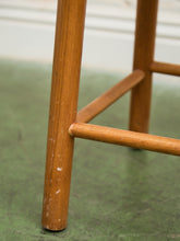Load image into Gallery viewer, 1950s Solid Maple and Rush Seat Counter Stools Bar Stools, a Pair
