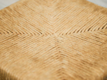 Load image into Gallery viewer, 1950s Solid Maple and Rush Seat Counter Stools Bar Stools, a Pair
