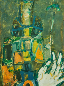 Abstract Portrait with Flower
