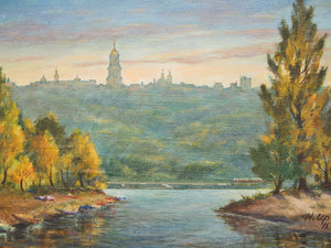 Riverbank View of Kiev, 1993