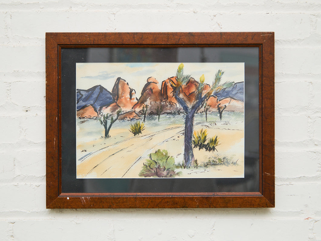 Joshua Tree in Watercolor