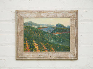Oil Painting of Vineyard