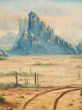 Load image into Gallery viewer, Vintage Desert Painting by Nist
