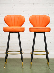 Orange Bar Stools