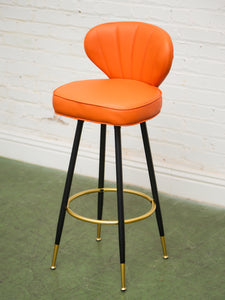 Orange Bar Stools