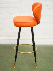 Orange Bar Stools