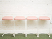Load image into Gallery viewer, Post Modern Set of Dusty Rose Stools
