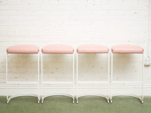 Load image into Gallery viewer, Post Modern Set of Dusty Rose Stools
