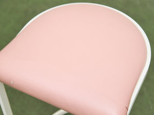 Post Modern Set of Dusty Rose Stools