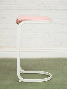 Post Modern Set of Dusty Rose Stools