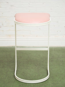 Post Modern Set of Dusty Rose Stools