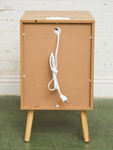 Load image into Gallery viewer, Single Blonde Rattan Front Nightstand
