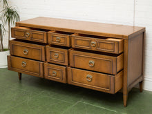 Load image into Gallery viewer, Hollywood Regency 9 Drawer Dresser
