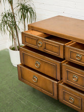 Load image into Gallery viewer, Hollywood Regency 9 Drawer Dresser
