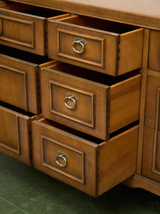 Hollywood Regency 9 Drawer Dresser
