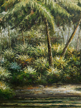 Load image into Gallery viewer, Sails on a Tropical Shore Oil Painting
