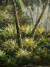 Load image into Gallery viewer, Sails on a Tropical Shore Oil Painting
