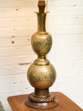 Load image into Gallery viewer, 1960’s Brass Moroccan Style Mid Century Lamp
