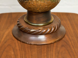 1960’s Brass Moroccan Style Mid Century Lamp