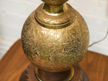 Load image into Gallery viewer, 1960’s Brass Moroccan Style Mid Century Lamp
