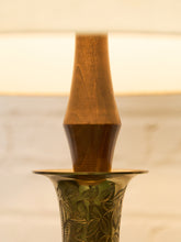 Load image into Gallery viewer, 1960’s Brass Moroccan Style Mid Century Lamp
