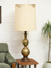 Load image into Gallery viewer, 1960’s Brass Moroccan Style Mid Century Lamp
