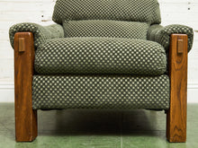 Load image into Gallery viewer, 1970’s Green Checker Vintage Chair
