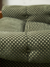 Load image into Gallery viewer, 1970’s Green Checker Vintage Chair
